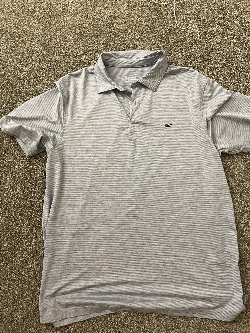 Vineyard Vines Heather Gray Polo